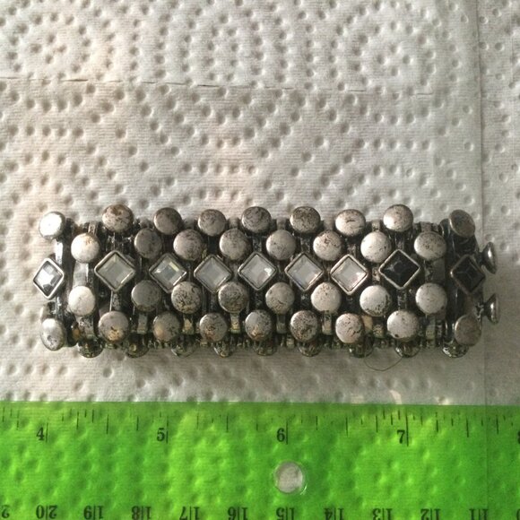 Women's bracelet metal vintage elastic - Picture 2 of 7